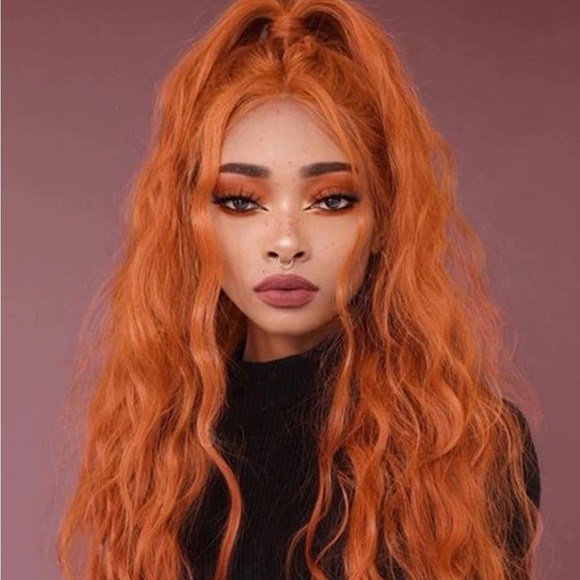 Lace Front Extra Long Curly Synthetic Wig - Picture 1 of 8